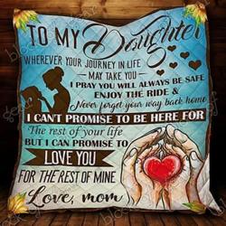 To My Daughter Hur Quilt aj and Home Decor