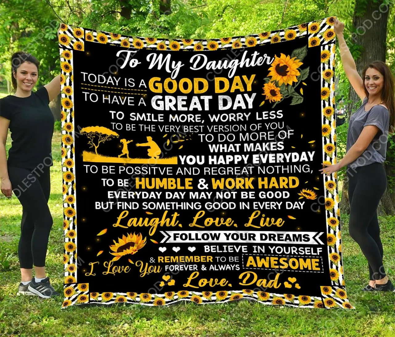 To My Daughter Quilt and Home Decor