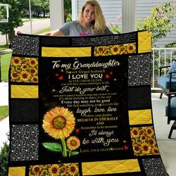 To My Granddaughter Quilt  Quilt and Home Decor