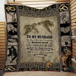 TO MY HUSBAND - MISSING PIECE Blanket TH0907 Quilt and Home Decor