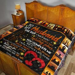 To My Husband Quilt Blanket Dhc02011046Dd and Home Decor