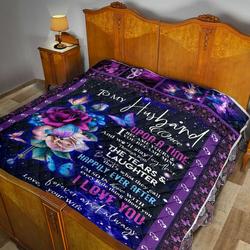 To My Husband Quilt Blanket Dhc02011180Dd and Home Decor