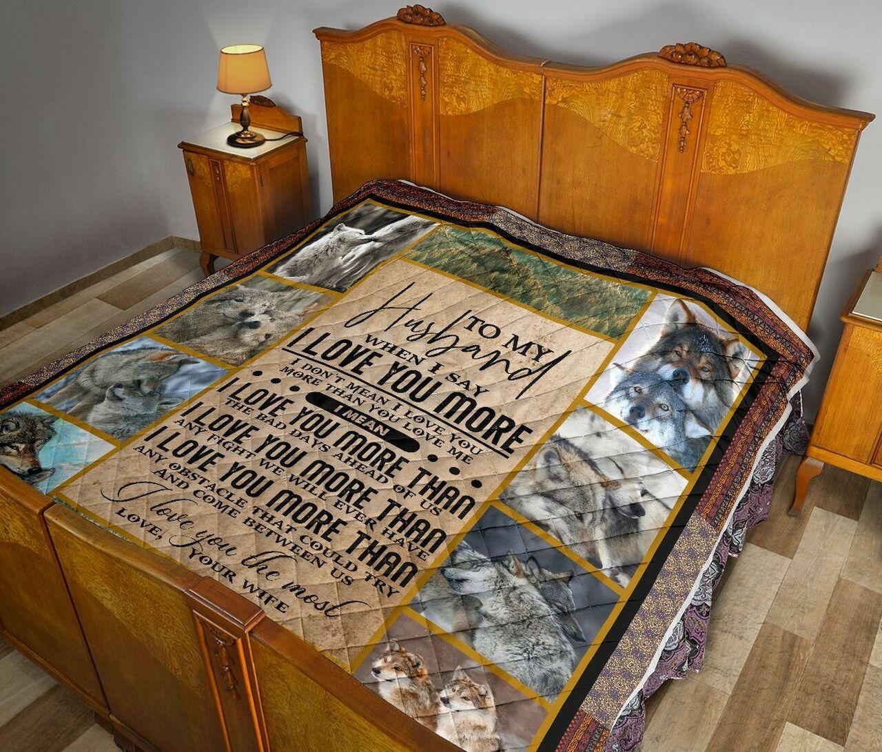 To My Husband Quilt Blanket Dhc02011218Dd and Home Decor