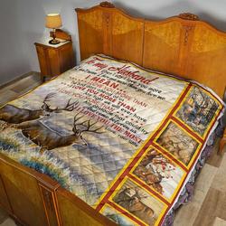 To My Husband Quilt Blanket Dhc02011641Dd and Home Decor