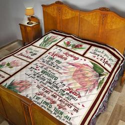 To My Loving Mother Quilt Blanket Dhc02011279Dd and Home Decor