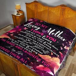 To My Mother Quilt Blanket Dhc02011304Dd and Home Decor