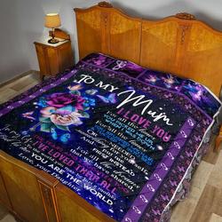 To My Mum Quilt Blanket Dhc02011361Dd and Home Decor