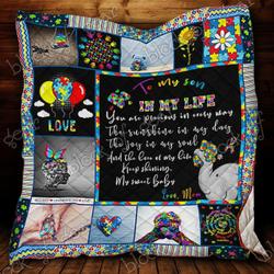 To My Son Autism Awareness Nh59 Quilt  Quilt and Home Decor