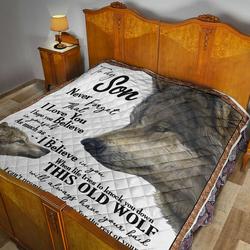 To My Son Quilt Blanket Dhc02011382Dd and Home Decor