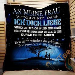 TO MY WIFE - NEVER FORGET THAT GERMAN VS Blanket TH0907 Quilt and Home Decor