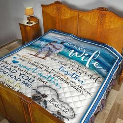 To My Wife Quilt Blanket Dhc02011768Dd and Home Decor