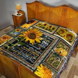 To My Wife Quilt Olv and Home Decor