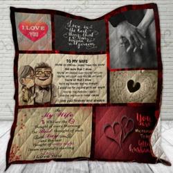 To My Wife You Are My Reason To Be Better Husband Cl22100529Mdq Quilt Blanket and Home Decor