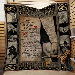 TO WIFE - WHEN I TELL YOU Blanket TH0907 Quilt and Home Decor