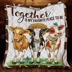 Together Is My Favorite Place To Be Hur Quilt eu and Home Decor
