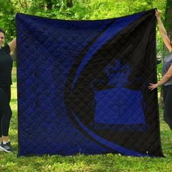 Tokelau Coat Of Arms Polynesian Premium Quilt  Circle Style  04 J2  Quilt and Home Decor