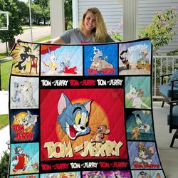 Tom And Jerry All Season Plus Size Quilt Blanket and Home Decor