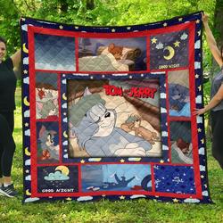 Tom And Jerry Funny Cartoon Fan Gift Quilt and Home Decor