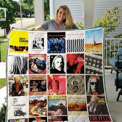 Tom Petty Albums Cover Poster Quilt Blanket Ver 4 and Home Decor