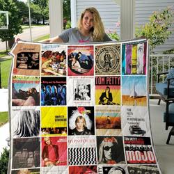 Tom Petty Albums Cover Poster Quilt Blanket Ver 5 and Home Decor