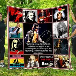 Tom Petty  Quilt Blanket and Home Decor