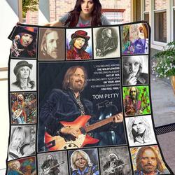 Tom Petty Quilt-Blanket and Home Decor
