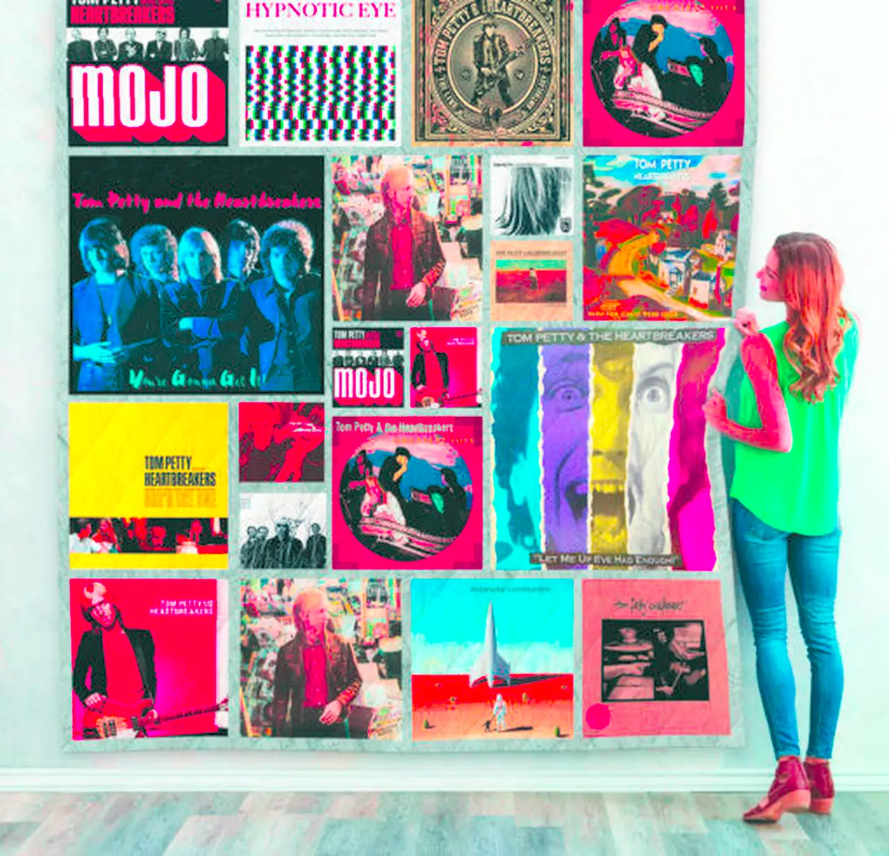 Tom Petty Quilt Blanket Quilt and Home Decor