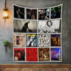 Tom Waits Album Covers Quilt Blanket and Home Decor