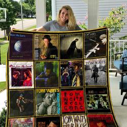 Tom Waits Albums Quilt Blanket 01 and Home Decor