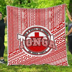 Tonga Red Premium Quilt A0  Quilt and Home Decor