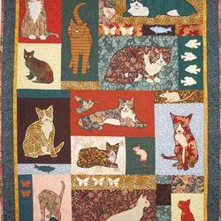 Too Many Cats Clm270637 Quilt Blanket and Home Decor