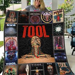 Tool Band Vr2 Quilt Blanket and Home Decor