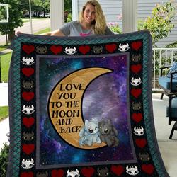 Toothless And Light Fury Quilt and Home Decor