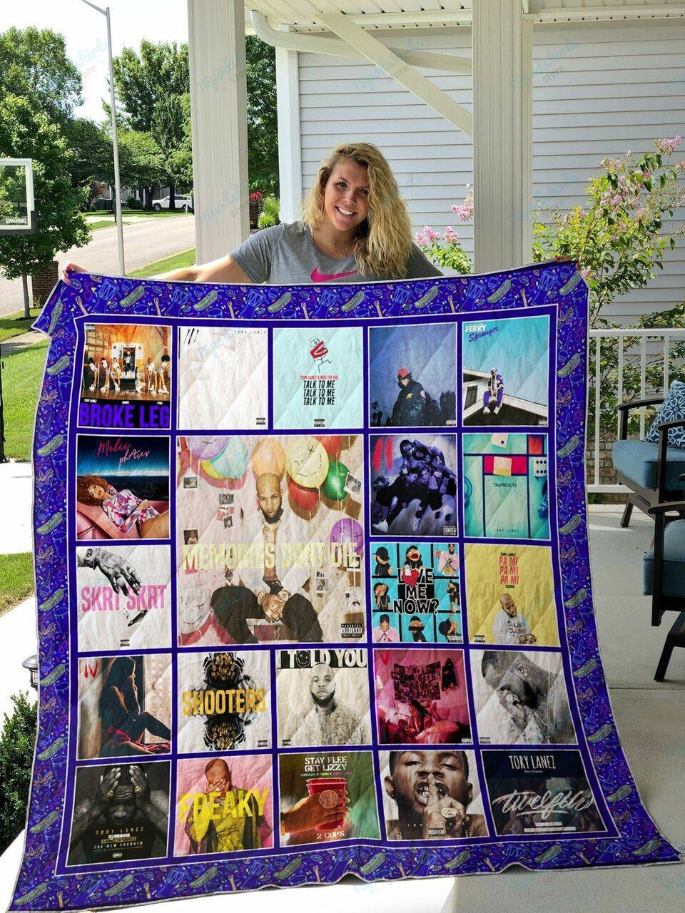 Tory Lanez Quilt Blanket and Home Decor