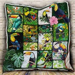 Toucan Bird Ah Quilt Derqrm and Home Decor