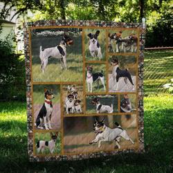 Toy Fox Terrier Cute Cl09100135Mdq Quilt Blanket and Home Decor