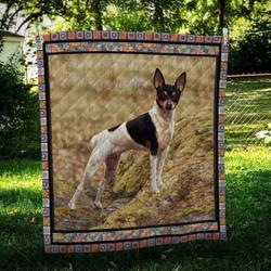 Toy Fox Terrier Look Quilt Blanket Dhc09122046Dd and Home Decor