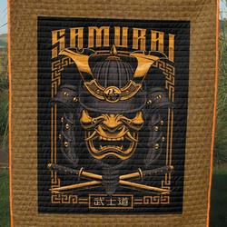 Traditional Fighter Samurai Ah Quilt Derqwj and Home Decor