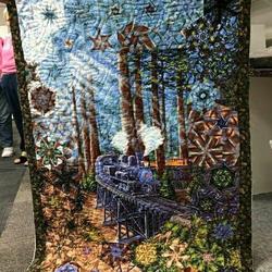 Train Hur Quilt ps and Home Decor