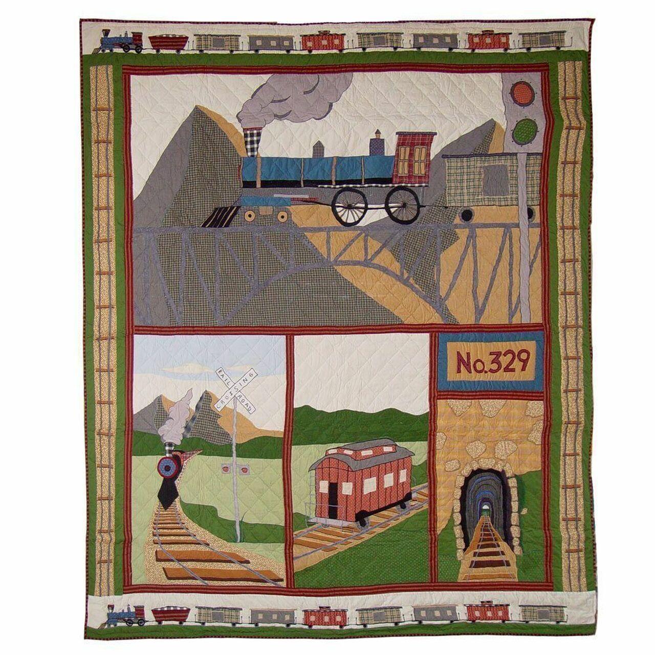 Train King Hur Quilt hl and Home Decor