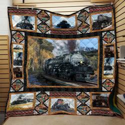 Train Quilt Blanket Dhc0910609Vt and Home Decor