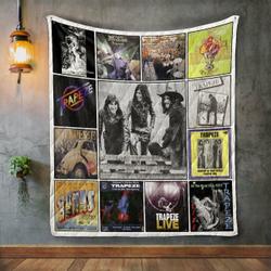 Trapeze Album Covers Quilt Blanket and Home Decor
