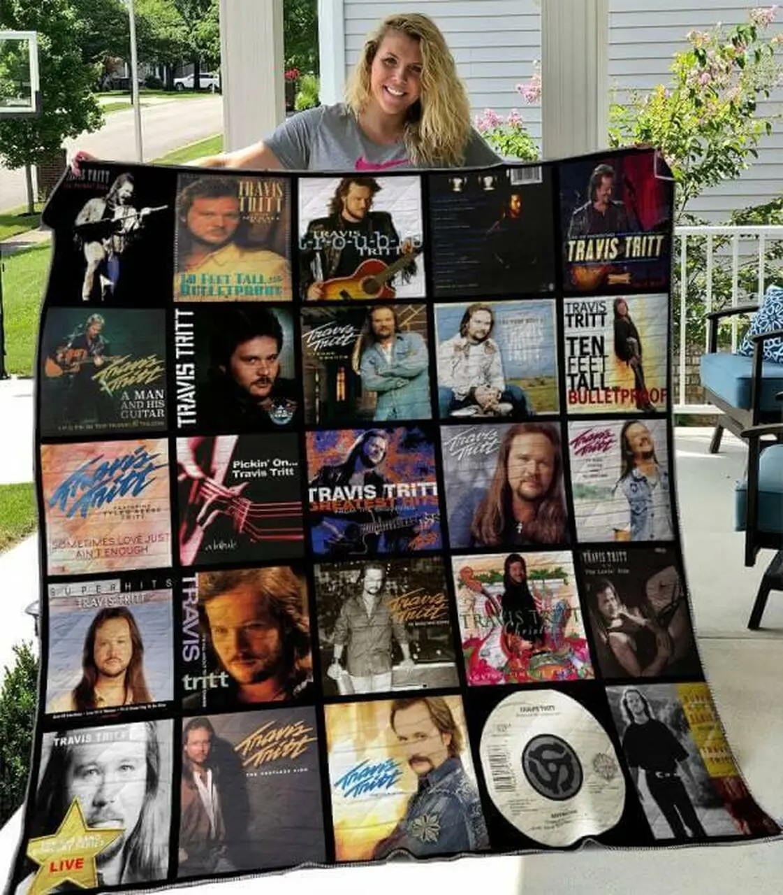 Travis Tritt Quilt Blanket M250508 Quilt and Home Decor