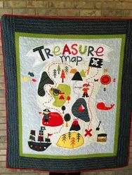 Treasure Map Hur Quilt Cysiex and Home Decor