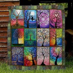 Tree Of Life Cl16100076Mdq Quilt Blanket and Home Decor