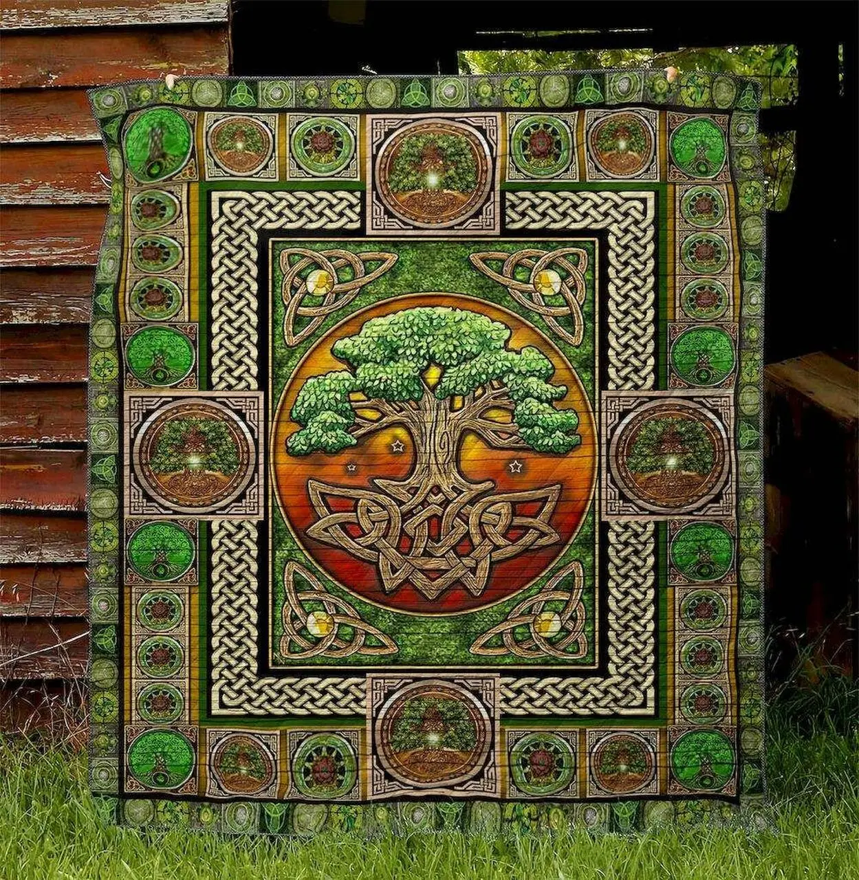 Tree Of Life Cl16100078Mdq Quilt Blanket and Home Decor