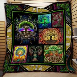 Tree Of Life Cl2100565Mdq Quilt Blanket and Home Decor