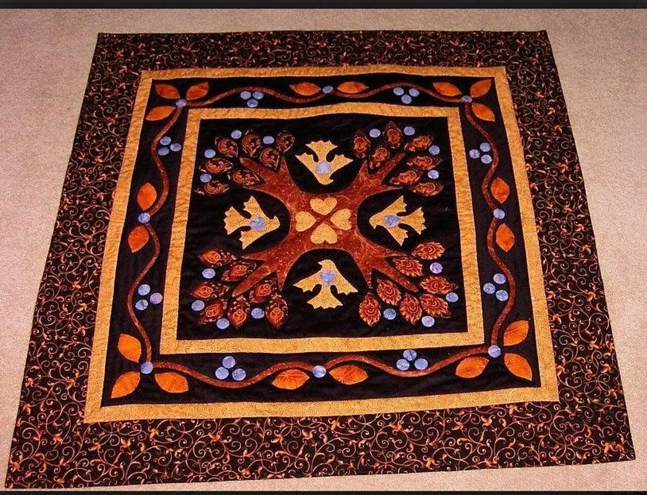 Tree Of Life Cla1810573Q Quilt Blanket and Home Decor
