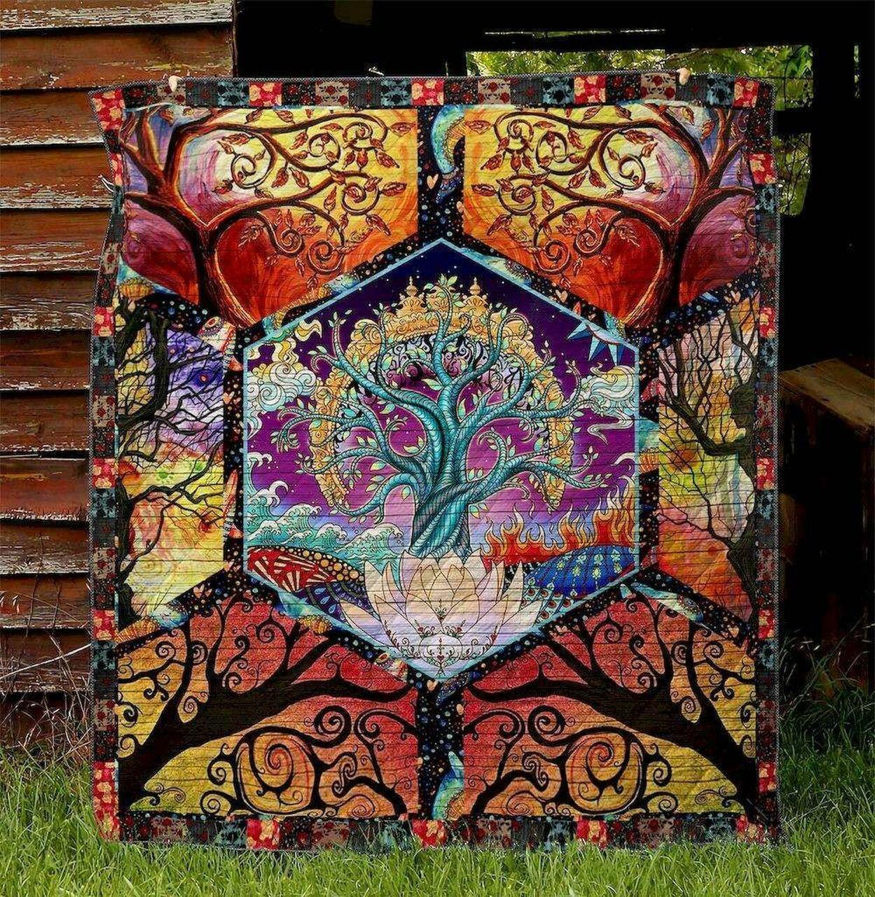 Tree Of Life Hur Quilt Cysisv and Home Decor