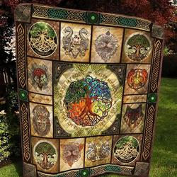 Tree Of Life Norse Mythology G Quilt Wk and Home Decor